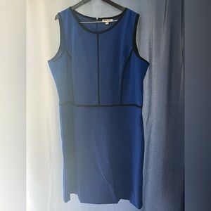 Shelby & Palmer Royal Blue Dress with Black Accents